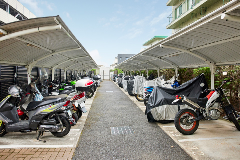 バイク置き場