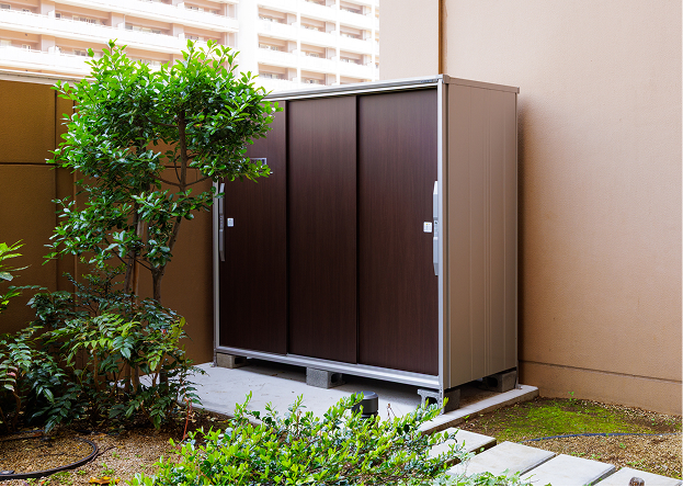 各番街に設置された防災物置